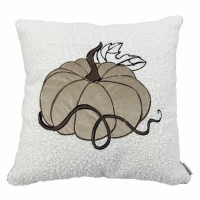 Poduszka Haftowana Dekoracyjna Dynia Pumpkin - Różne Kolory Tkanin 2