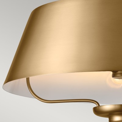 Lampa Wisząca Ancona 2 Szczotkowany Naturalny Mosiądz 6