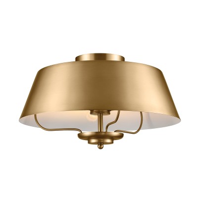 Lampa Wisząca Ancona 2 Szczotkowany Naturalny Mosiądz 7