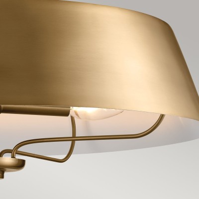 Lampa Wisząca Ancona 4 Szczotkowany Naturalny Mosiądz 5
