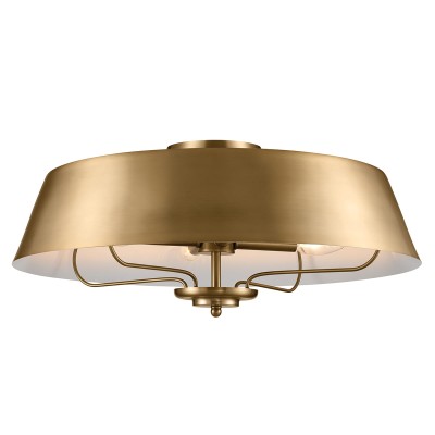 Lampa Wisząca Ancona 4 Szczotkowany Naturalny Mosiądz 7