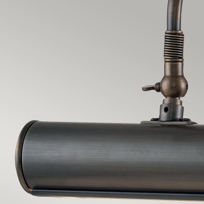 Mały Kinkiet Galeryjny Cortona Ciemnobrązowy 4