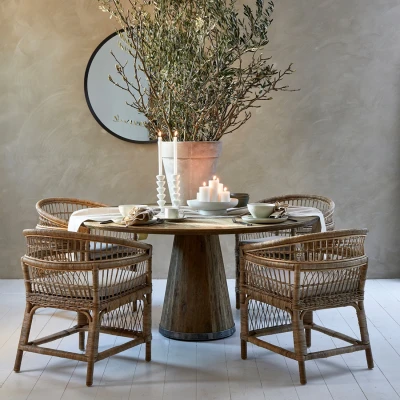 Rattanowe Krzesło do Jadalni Victoria Falls Riviera Maison 73x64x81cm 8