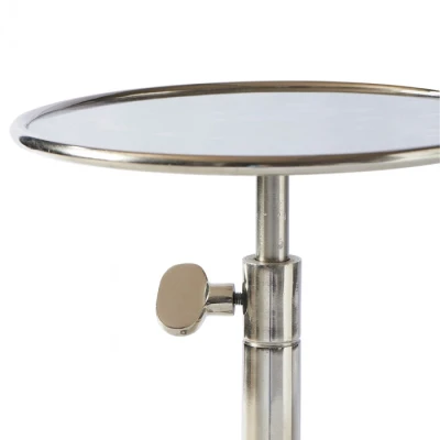 Stolik Pomocniczy Regulowany Venice  Srebrny Riviera Maison 29x53-84,5cm 4