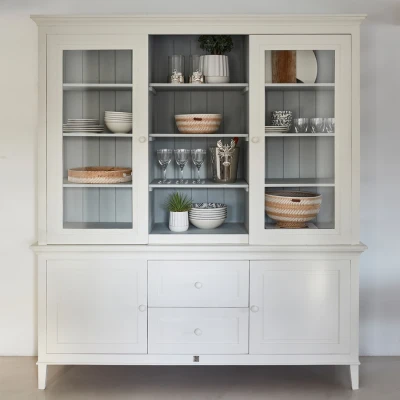 Kredens Biały Bedford Riviera Maison 196x50x220cm 3
