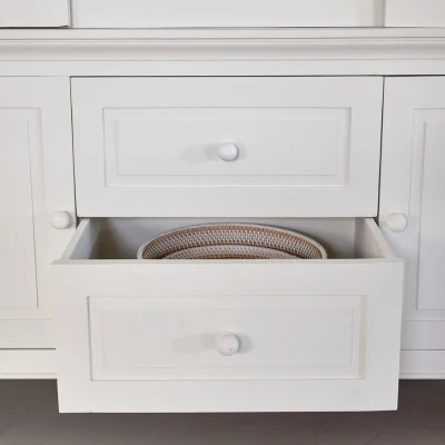 Kredens Biały Bedford Riviera Maison 196x50x220cm 5