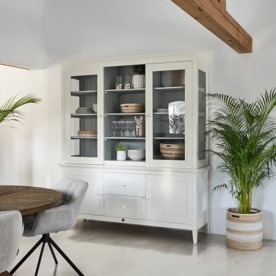 Kredens Biały Bedford Riviera Maison 196x50x220cm 9