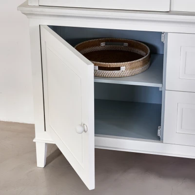 Kredens Biały Bedford Riviera Maison 196x50x220cm 10