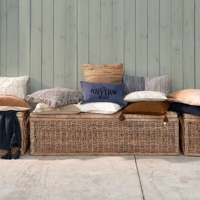 Rattanowy Kufer Nusa Dua M Riviera Maison 94x42x45cm 4
