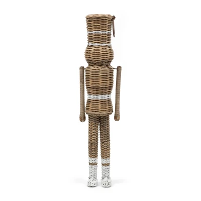 Dekoracja Rattanowy Dziadek do Orzechów  Riviera Maison Wys.  50cm 2