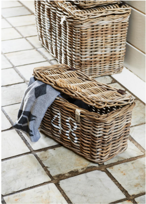 Zestaw Trzech Koszy Rattanowych RM Classic Riviera Maison 6