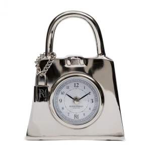 Zegar Srebrny Lovely Bag Riviera Maison
