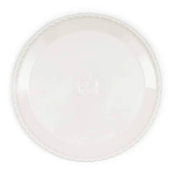 Talerz Śniadaniowy Biały Elegant Twist Riviera Maison