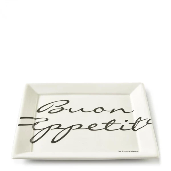 Talerz Buon Appetito 26x26cm Riviera Maison