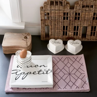 Talerz Buon Appetito 26x26cm Riviera Maison 3