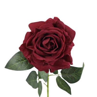 Róża Welurowa Bordowa Wys. 70cm 3