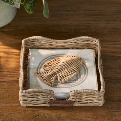 Serwetnik Rustic Rattan Fish Riviera Maison