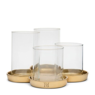 Świecznik Lionas Złoty Riviera Maison