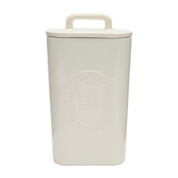 Pojemnik Biały The Finest Ingredients L  Riviera Maison