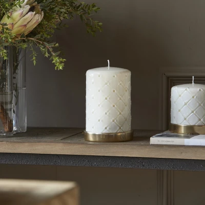 Świeca Biała RM Pillar Wys. 15cm Riviera Maison 6