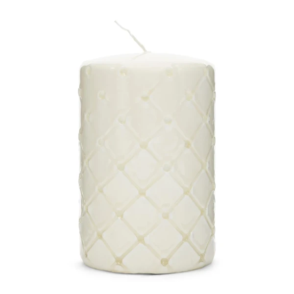 Świeca Biała RM Pillar Wys. 15cm Riviera Maison