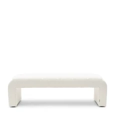 Puf Ławka Brera Boucle White Riviera Maison
