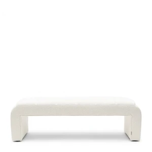 Puf Ławka Brera Boucle White Riviera Maison