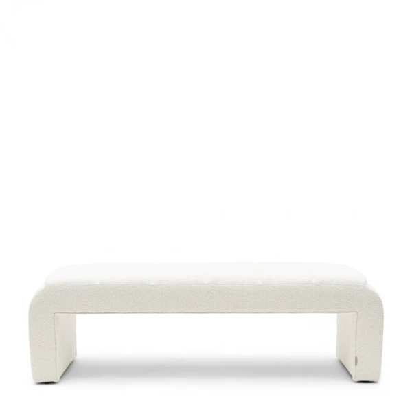 Puf Ławka Brera Boucle White Riviera Maison