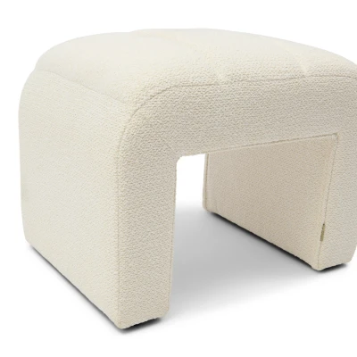 Puf Brera Boucle White Riviera Maison 4
