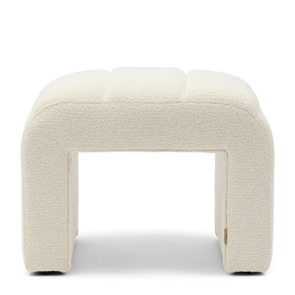 Puf Brera Boucle White Riviera Maison