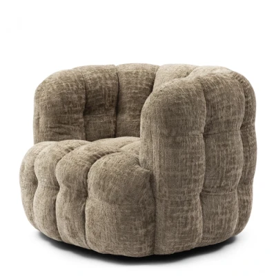 Fotel Obrotowy Arosa Taupe Riviera Maison 4
