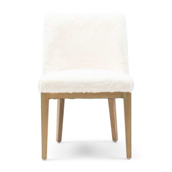 Krzesło do Jadalni Whistler Białe Riviera Maison 84cmx51cmx62.4cm