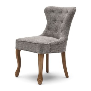 Krzesło do Jadalni George Glossy Flax Taupe Riviera Maison