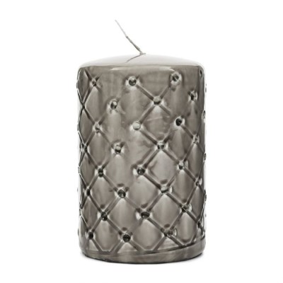Świeca Szaro-Beżowa RM Monogram Pillar Candle Riviera Maison Wys. 15cm 3