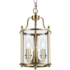 Lampa Wisząca New York Mosiądz 37x20cm