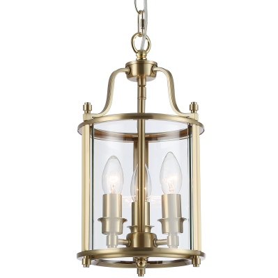 Lampa Wisząca New York Mosiądz 37x20cm 2