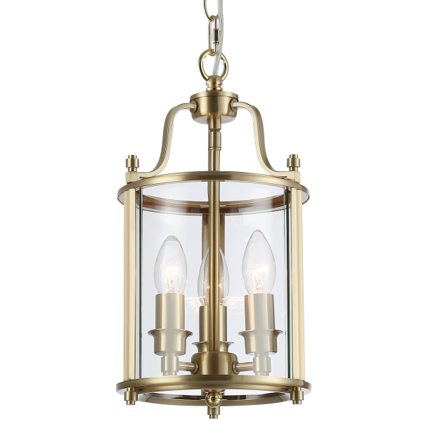 Lampa Wisząca New York Mosiądz 37x20cm