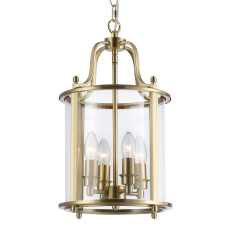 Lampa Wisząca New York Mosiądz 48x27cm