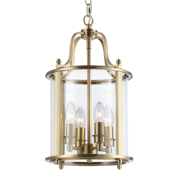 Lampa Wisząca New York Mosiądz 48x27cm