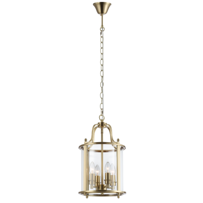 Lampa Wisząca New York Mosiądz 48x27cm 3