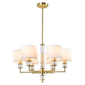 Klasyczna Lampa Wisząca Sutton Mosiądz 47x67cm