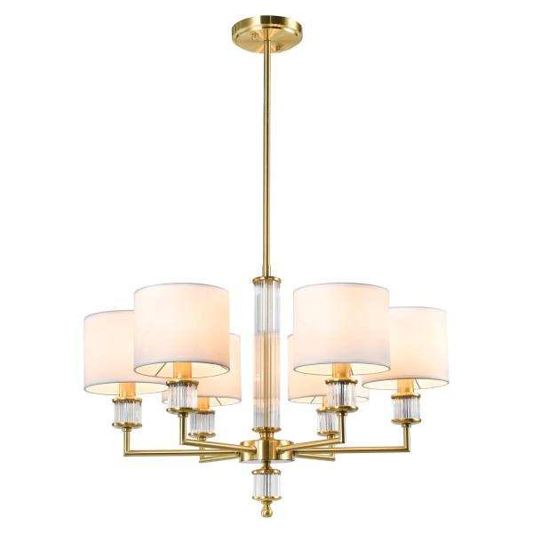 Klasyczna Lampa Wisząca Sutton Mosiądz 47x67cm