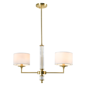 Klasyczna Lampa Wisząca Sutton Mosiądz 47x72cm