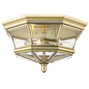 Elegancki Plafon Whitley Złoty 20,5x36cm