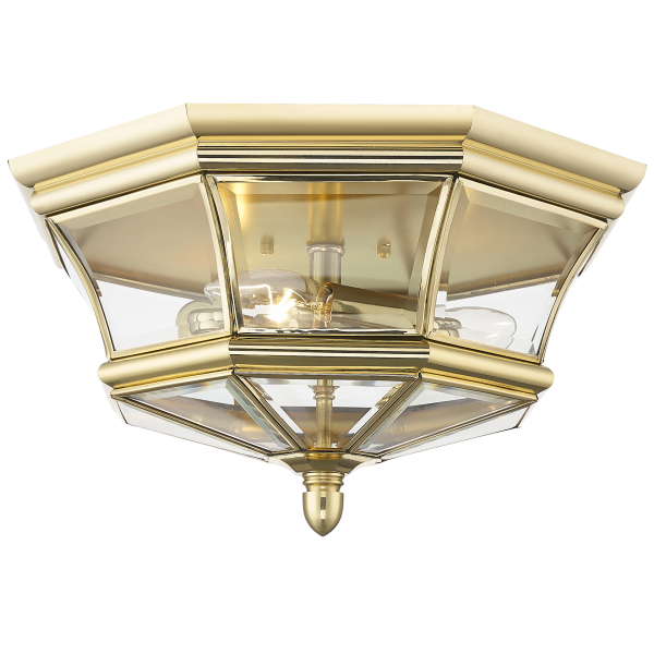 Elegancki Plafon Whitley Złoty 20,5x36cm