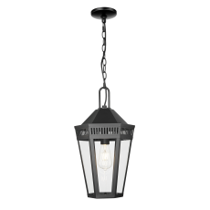 Stylowa Lampa Wisząca Funchal Czarna 50x28cm