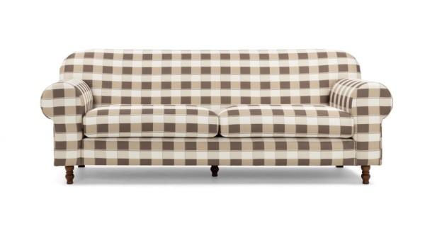 Sofa Trzyosobowa Livia 217x95x83CM - Opcje Wyboru Tkaniny
