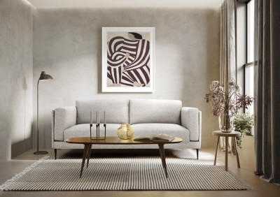Elegancka Sofa 2,5 Osobowa  Castello 190x105x81 - Opcje Wyboru Tkaniny 4