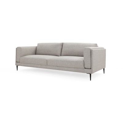 Elegancka Sofa 3 Osobowa  Castello 220x105x81 - Opcje Wyboru Tkaniny 10