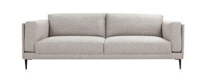Elegancka Sofa 3 Osobowa  Castello 220x105x81 - Opcje Wyboru Tkaniny 2